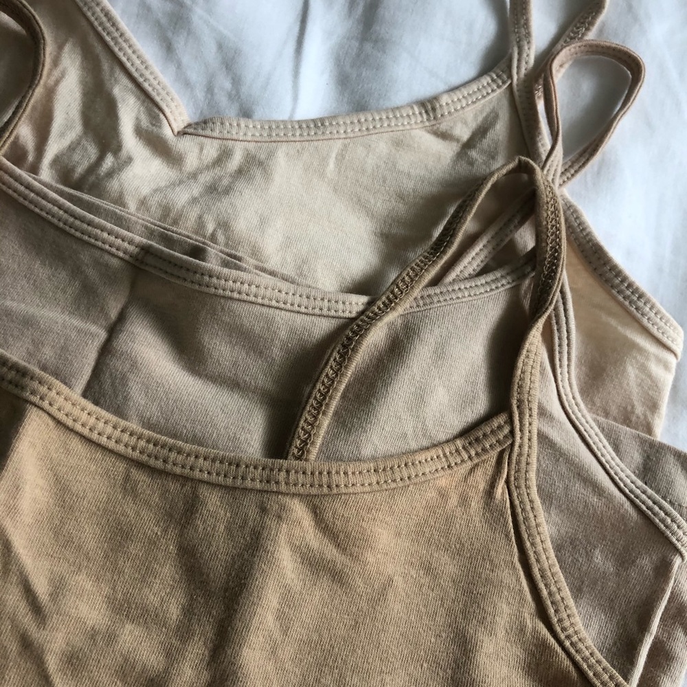 Pack of 3 - Nude Camis